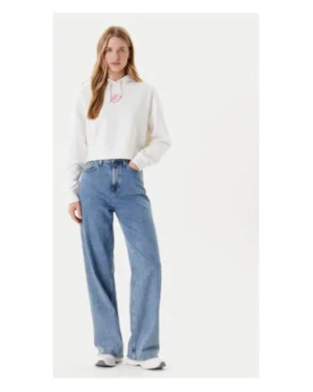 Bluza Dama,  bumbac, alb,