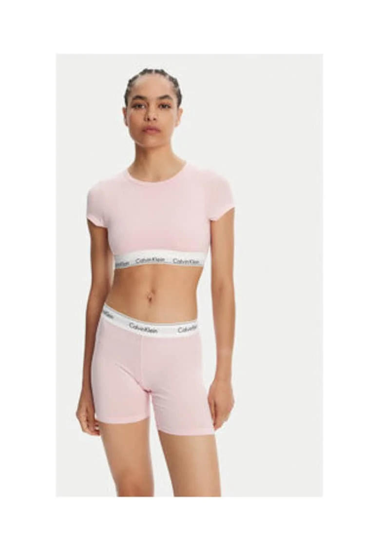 Tricou dama,  roz, bumbac/modal/elastan, M