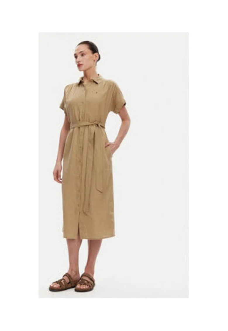 Rochie camasa Dama,  bej, 100% in