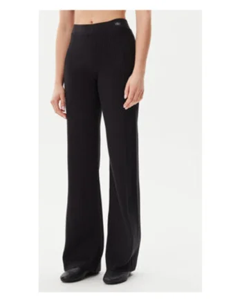 Pantaloni dama,  negru, bumbac/poliamida/elastan, Negru