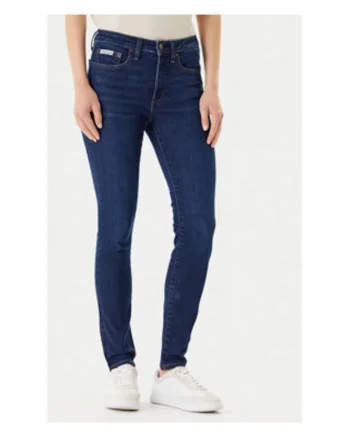 Blugi dama,  bleumarin, bumbac/bumbac reciclat,
