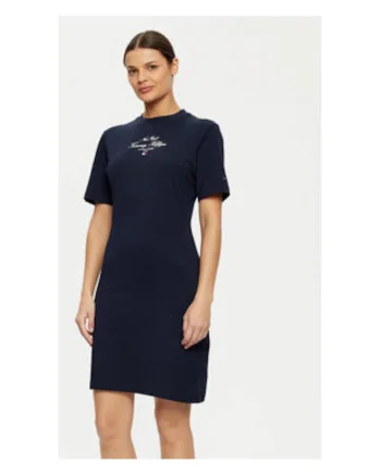 Rochie  bleumarin, 100% bumbac, Bleumarin