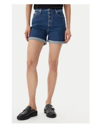 Pantaloni scurti din denim,  bleumarin, bumbac/bumbac reciclat,