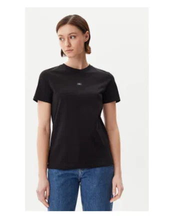 Tricou pentru femei,  Negru, 100% bumbac,
