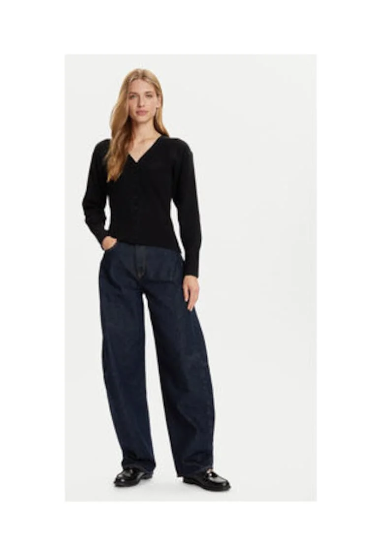 Cardigan dama,  Negru, viscoza,