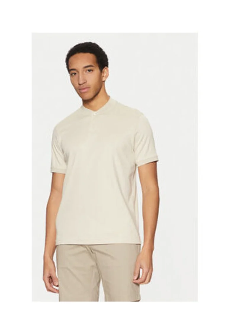 Tricou barbati,  bumbac organic, bej,