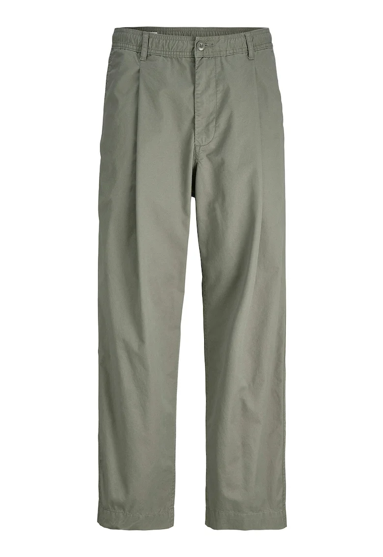 Pantaloni Barbati, Jack Jones, bumbac, verde,