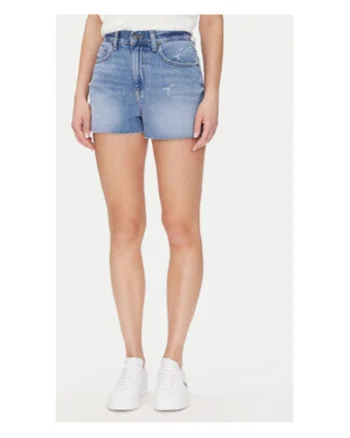 Pantaloni scurti din denim  Albastru, bumbac/lyocell