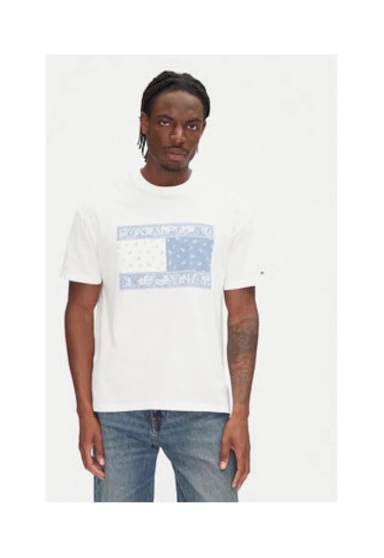 Tricou barbati,  ecru, 100% bumbac,