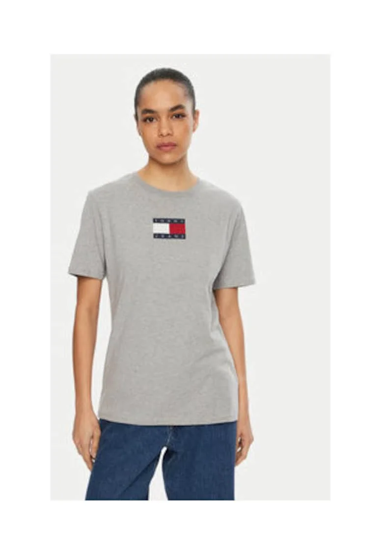 Tricou Dama,  Gri, 100% bumbac,