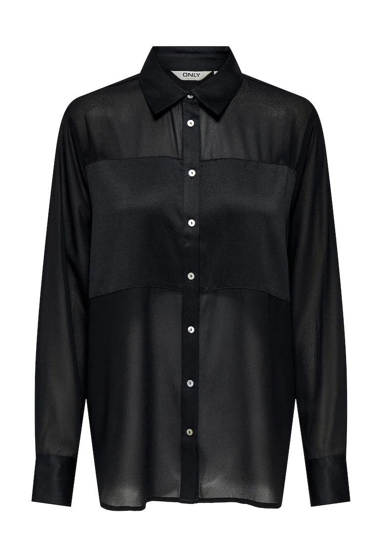 Camasa dama,  poliester, neagra