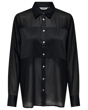 Camasa dama,  poliester, neagra