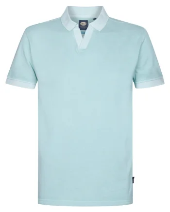 Tricou barbati,  albastru, 100% bumbac,