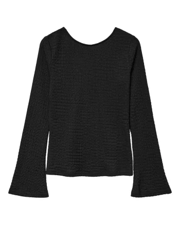 Bluza dama,  poliester/elastan, negru