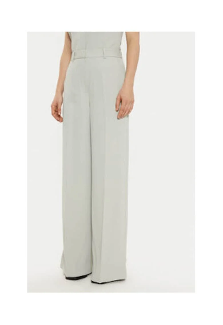 Pantaloni de dama,  poliester, gri,