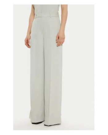 Pantaloni de dama,  poliester, gri,