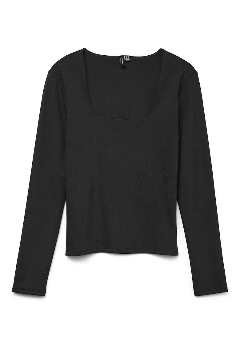 Bluza dama,  poliester/elastan, Negru
