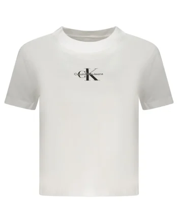 Tricou dama,  100% bumbac, Alb, J20J223113, Alb