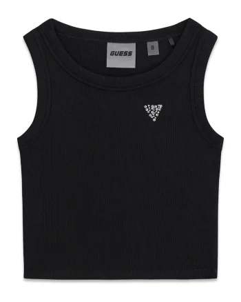 Maiou sport copii,  negru, viscoza/elastan, croiala slim fit