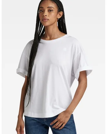 Tricou lejer din bumbac organic, Alb