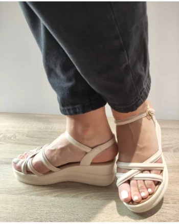Sandale Casual Dama  991-1 Crem - Crem, Crem