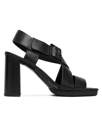 Sandale dama G-Star Raw, toc stabil, Negru
