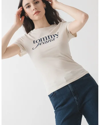 Tricou slim fit cu imprimeu logo