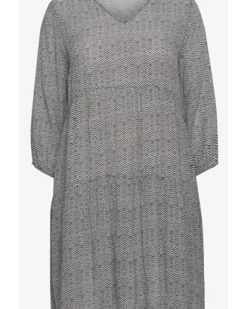 Rochie lejera cu imprimeu chevron,