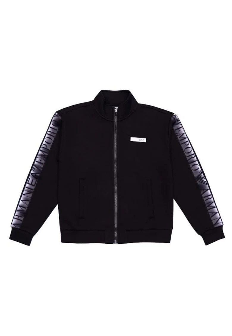Bluza cu fermoar  pentru Baieti, natural ventus7 girl t-top fz, 7G000158-AF13151-UC001, Negru, Negru