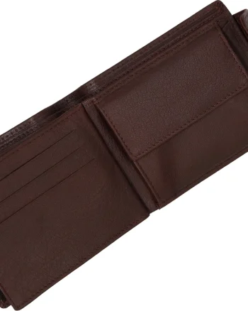Portofel bifold din piele naturala