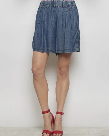 Pantaloni scurti din denim cu buzunare,