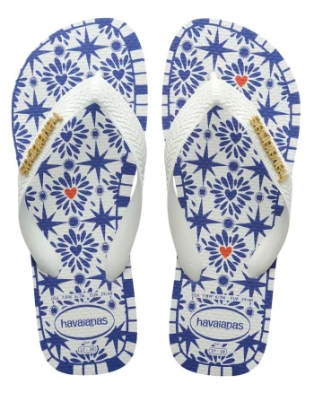 Papuci flip-flop, cu model,