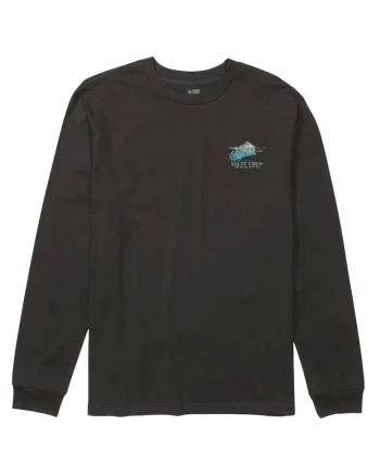 Bluza cu imprimeu grafic pe partea din spate si maneci lungi