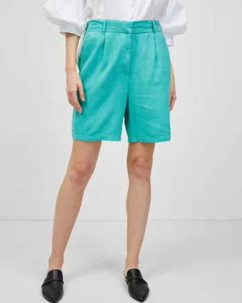 Pantaloni scurti cu amestec de in Caro,