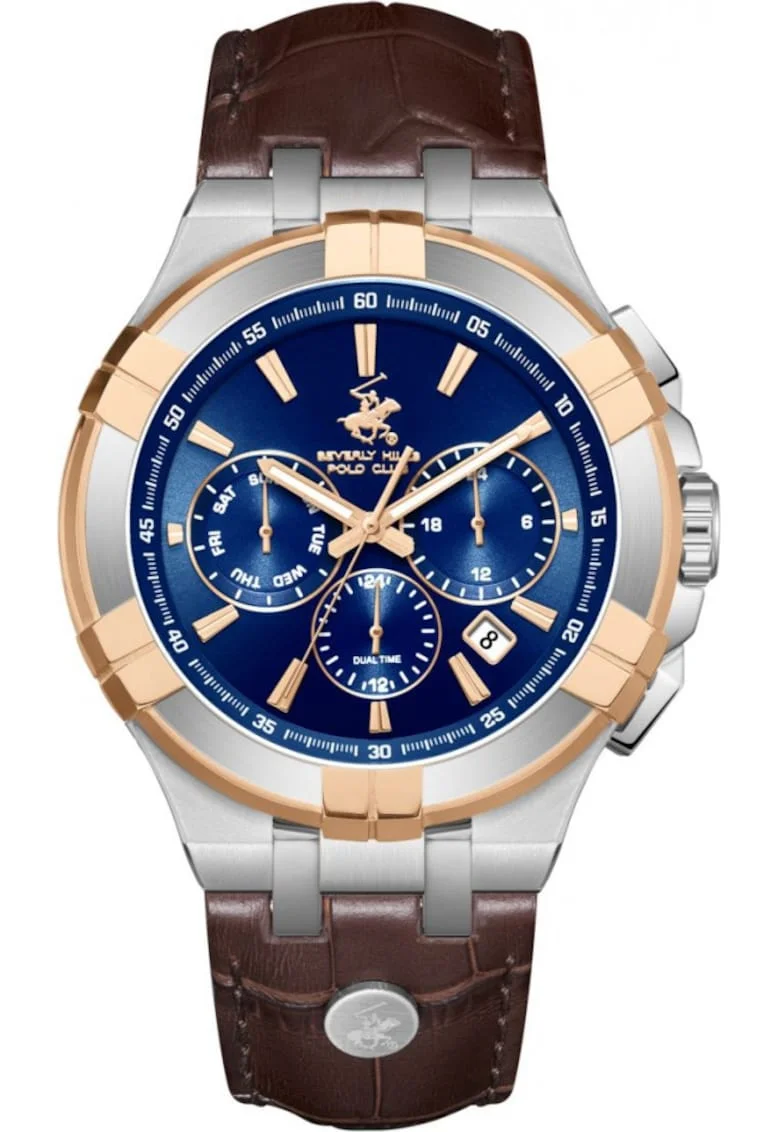 Ceas de barbati BEVERLY HILLS BP3803X.592, fashion, bleumarin