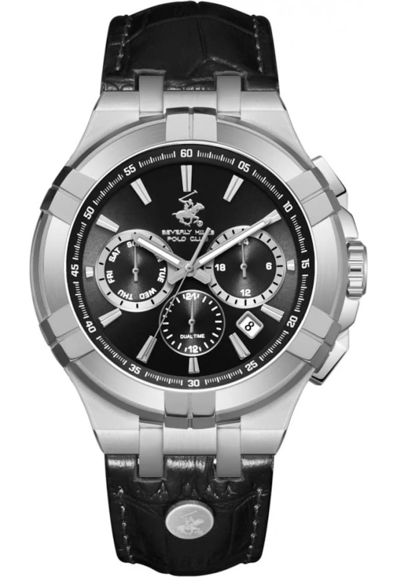 Ceas de barbati BEVERLY HILLS BP3803X.351 negru fashion