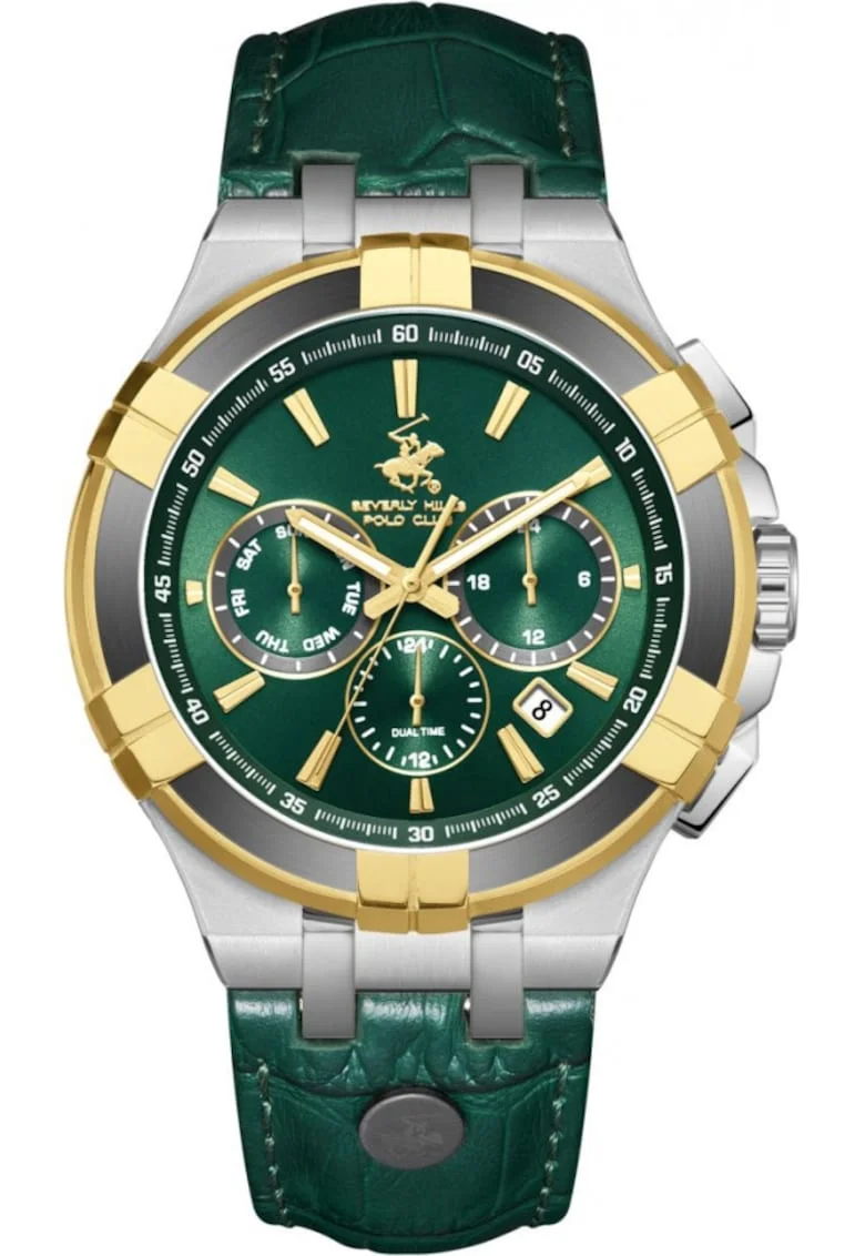 Ceas barbatesc BEVERLY HILLS BP3803X.277, verde fashion