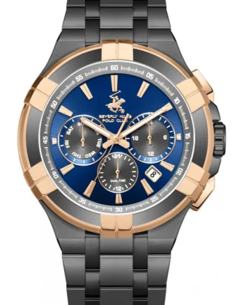 Ceas barbatesc BEVERLY HILLS BP3802X.090, albastru fashion