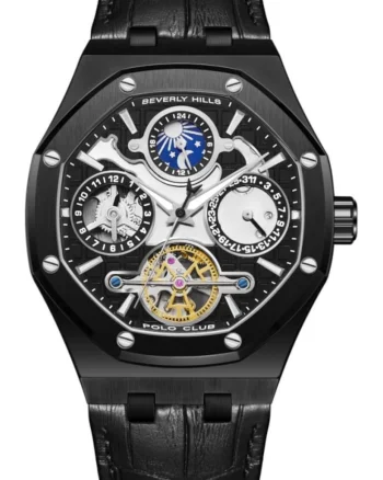 Ceas de barbati BEVERLY HILLS BP3787X.651 negru, la moda