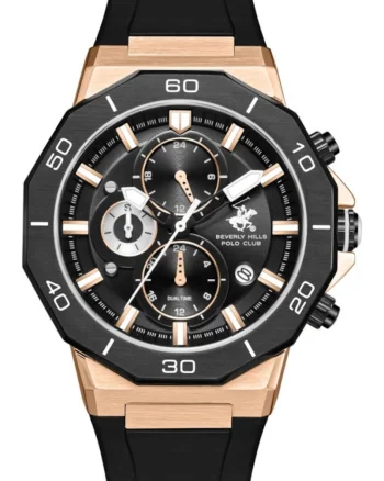 Ceas de barbati BEVERLY HILLS BP3784X.451 negru fashion