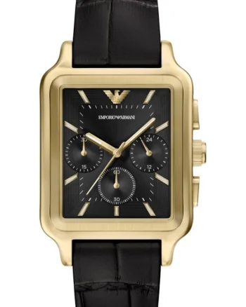 Ceas barbatesc  AR11753, negru, la moda