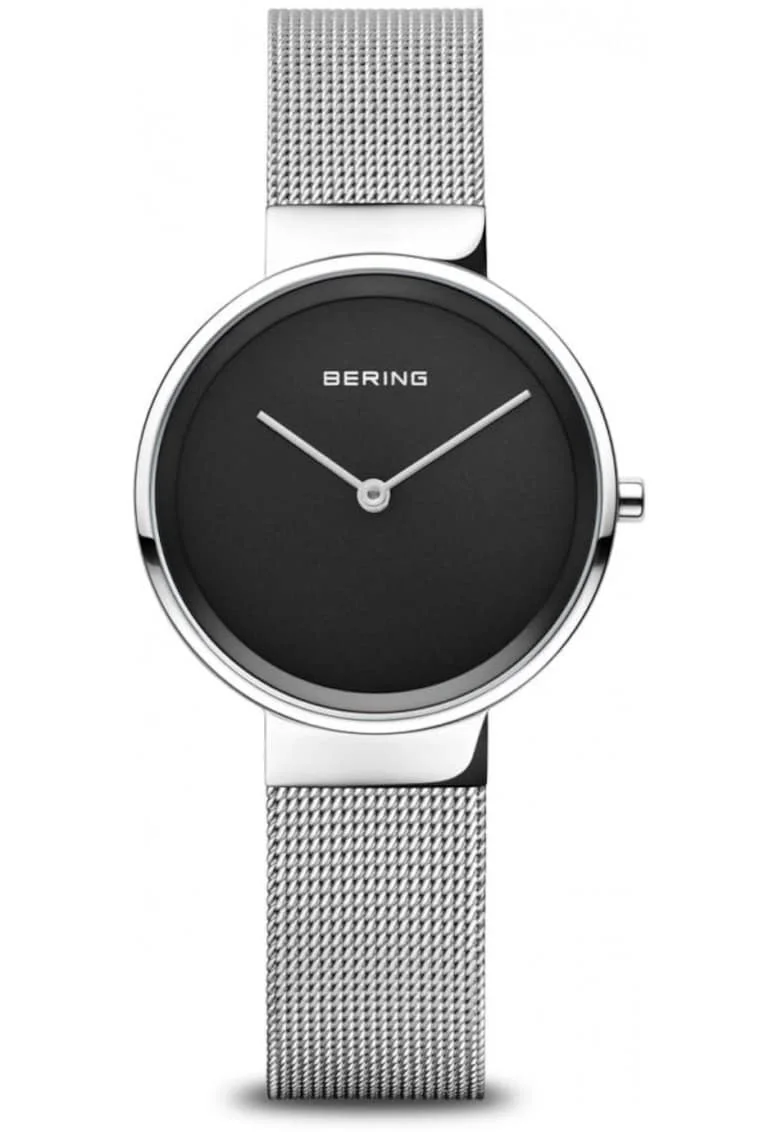 Ceas de dama  14531-002, argintiu, fashion clasic pentru cupluri