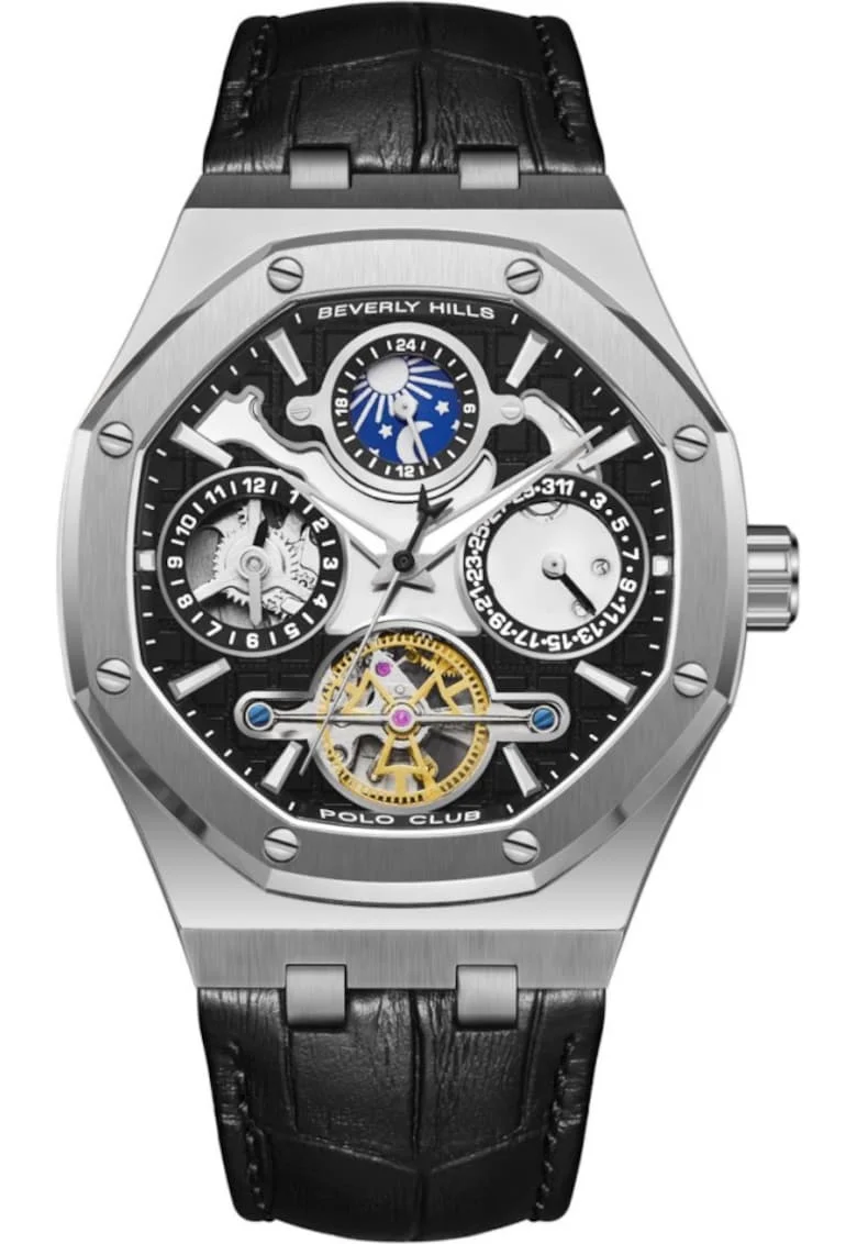 Ceas de barbati BEVERLY HILLS BP3787X.351 negru fashion