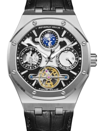 Ceas de barbati BEVERLY HILLS BP3787X.351 negru fashion