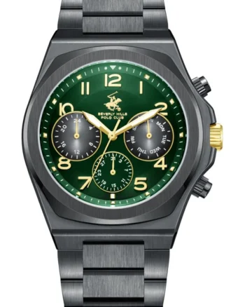 Ceas de barbati BEVERLY HILLS BP3777X.670, verde fashion
