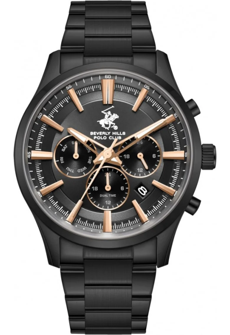 Ceas BEVERLY HILLS BP3779X.060 pentru barbati, gri, fashion