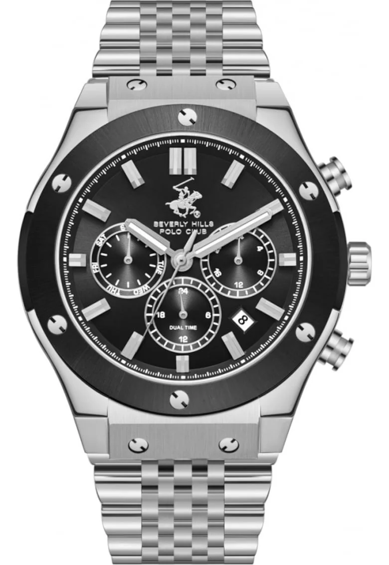Ceas de barbati BEVERLY HILLS BP3773X.350 din otel, fashion