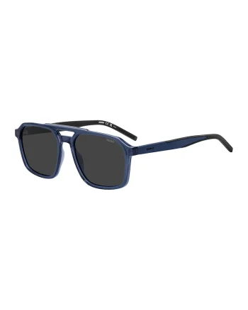Ochelari de soare aviator, Negru/Albastru inchis