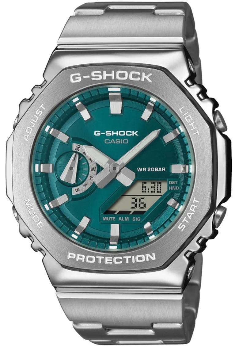 Ceas de barbati  GM-2110D-3A1ER verde sport rezistent la socuri