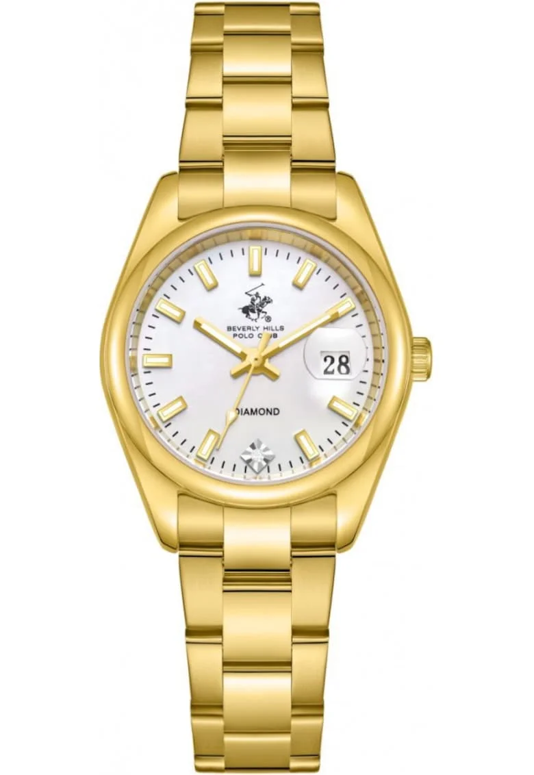 Ceas de dama BEVERLY HILLS BP3794X.120, cu design auriu